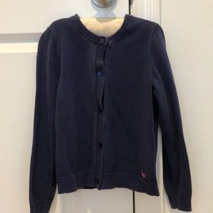 Girls Vineyard Vines Girls XS(5-6) Navy Cardigan